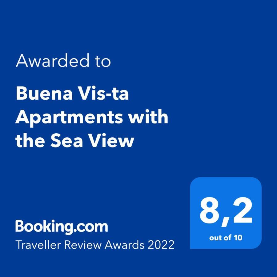 Buena Vis-Ta Apartments With The Sea View Bagian luar foto